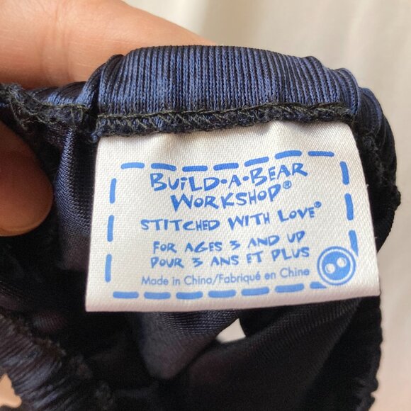 Build a Bear BAB NY Yankees T-Shirt Outfit Red White Blue Baseball Bat Hat - Picture 9 of 11